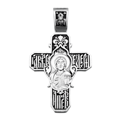 Крест нательный с Ангелом и душой человека.