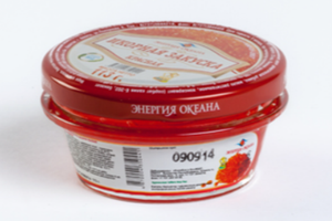 ИКОРНАЯ ЗАКУСКА ИКРА КРАСНАЯ СКО 113ГР АЛЬГИНОВАЯ