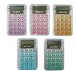 Калькулятор карманн. 8разряд. батар.AG10, пласт.корп. 100х75мм, 5цв. в ассорт. (Mazari)