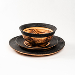 Набор деревянных тарелок из дерева сибирский кедр - 3 шт. TN80