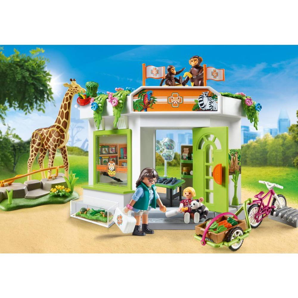 Конструктор Ветеринарная практика в зоопарке Playmobil 70900