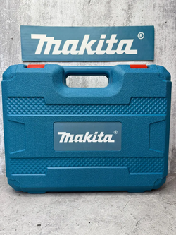 Makita шуруповёрт ударный бесщёточный с набором свёрл и бит в кейсе, 2 АКБ, 24V, 6.0 Ач 80 Нм