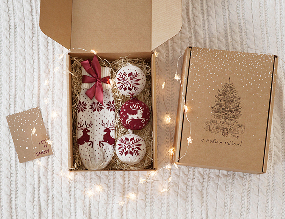 Набор подарочный Luxberry Box бордовый