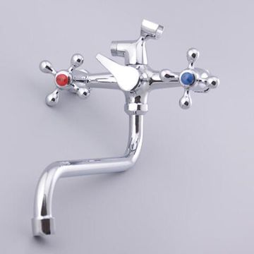 Смеситель ванн OUTE A5083 AL 35 см хром алюминий