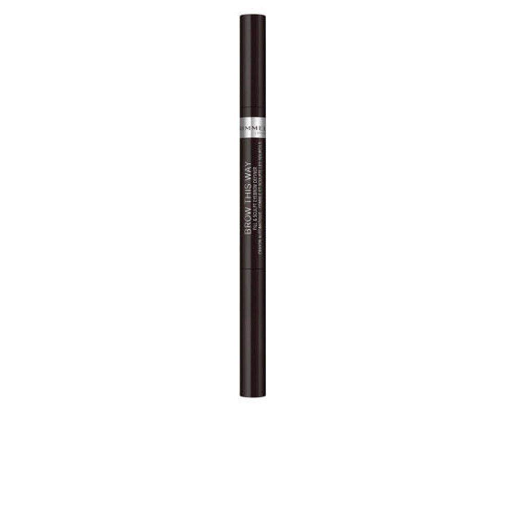 Rimmel Brow This Way Fill&amp;Sculpt Eyebrow Definer No. 004-soft black Автоматический карандаш с щеточкой для скульптурирования бровей