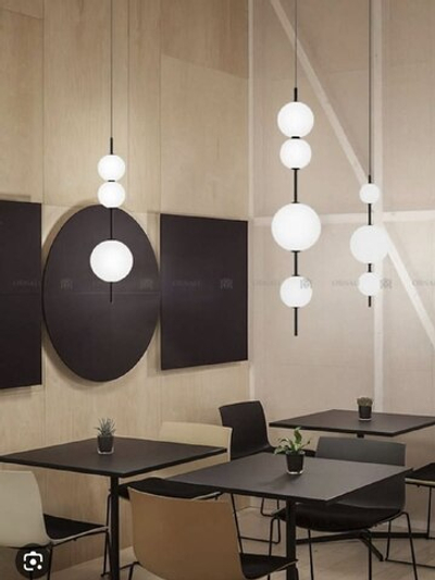 Современный дизайнерский подвесной светильник в минималистичном стиле 🤍