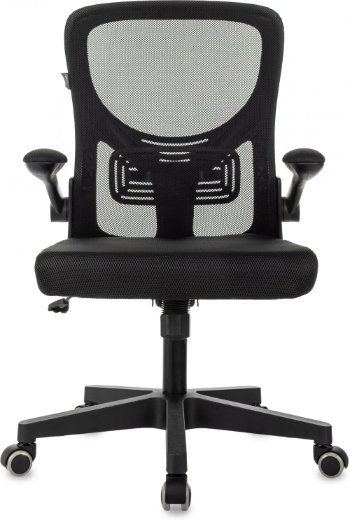 Кресло Бюрократ MC-101 черный TW-01 TW-11 сетка/ткань крестов. пластик