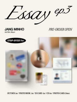 Альбом JANG MIN HO - Essay ep.3 3rd Mini Album STOP-OVER Version