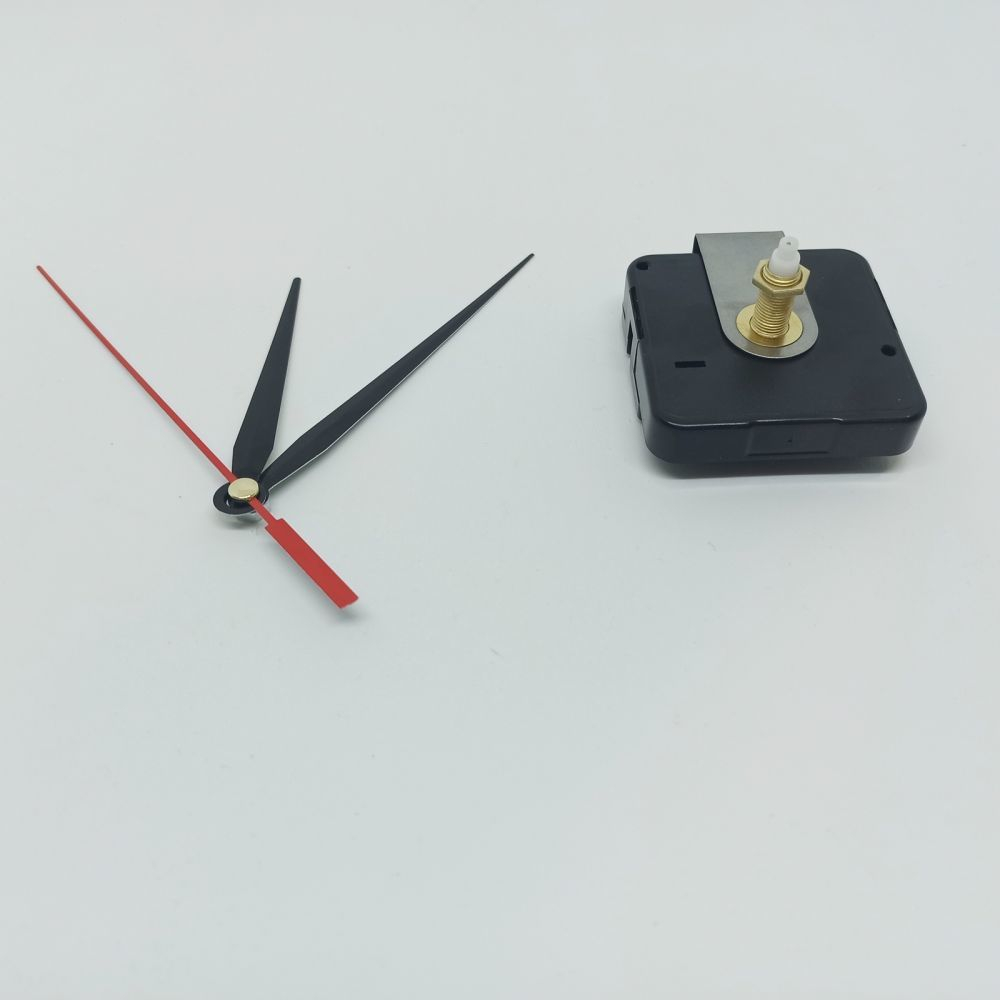 Часовой механизм, шток 21 мм, со стрелками №02 (1уп = 5шт)