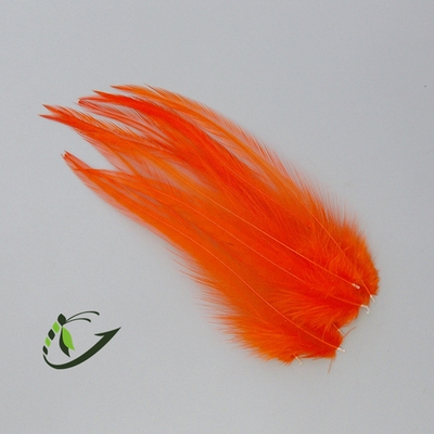 Перья из скальпа петуха Whiting, цвет Orange (10 шт)