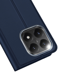 Чехол книжка из PU кожи синего цвета от Dux Ducis для Xiaomi 15T, серия Skin Pro Series Case