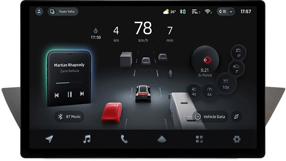 Магнитола BMW X1 E84 2009-2014 (взамен верхнего бардачка) - Teyes CC4-PRO монитор 13" 2K QLED на Android 13, Snapdragon 778G, 8+128, AI, CarPlay, DSP, 4G SIM-слот