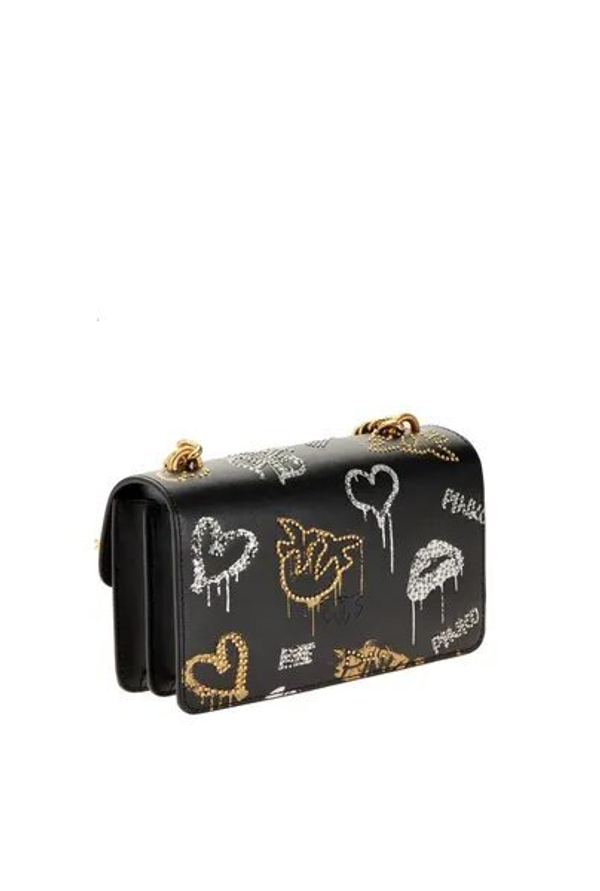 MINI LOVE BAG ICON STREET ART - black