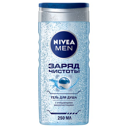 Гель для душа Nivea Men Заряд чистоты 250 мл