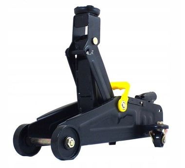 Домкрат подкатной гидравлический 2 т с усиленным корпусом ''Profi''(дополнительные ребра жесткости, h min 135мм.h max 320мм), в кейсе RockForce##Rock FORCE RF820014