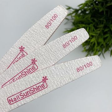Пилка для ногтей NailSunShine 80/100
