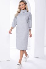 Платье "Никс" (светло-серое) П8128 LT Collection