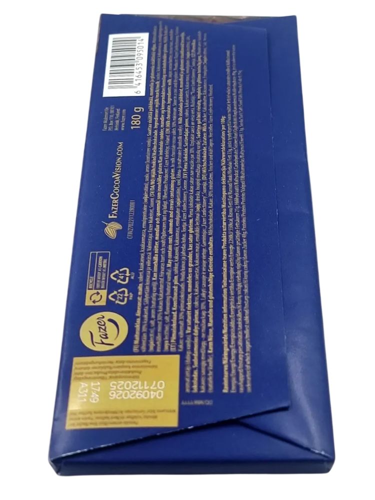 Шоколад молочный Karl Fazer 180 г x 2 шт