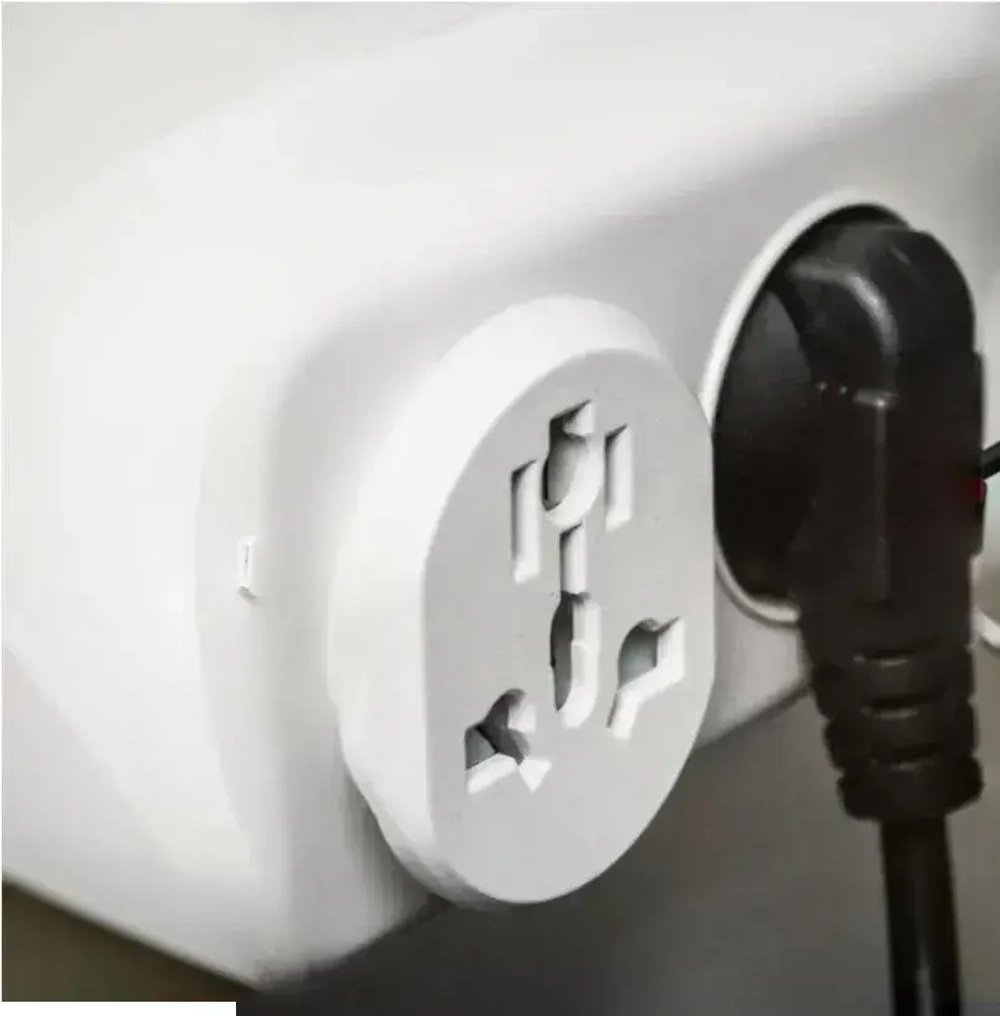 Евро переходник на все виды розеток / Сетевой адаптер UK/US/CN к обычной российской (европейской) розетке 1 шт