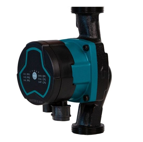 Циркуляционный насос Shinhoo Master S 25-6 180 с гайками энергоэффективный (71111003)