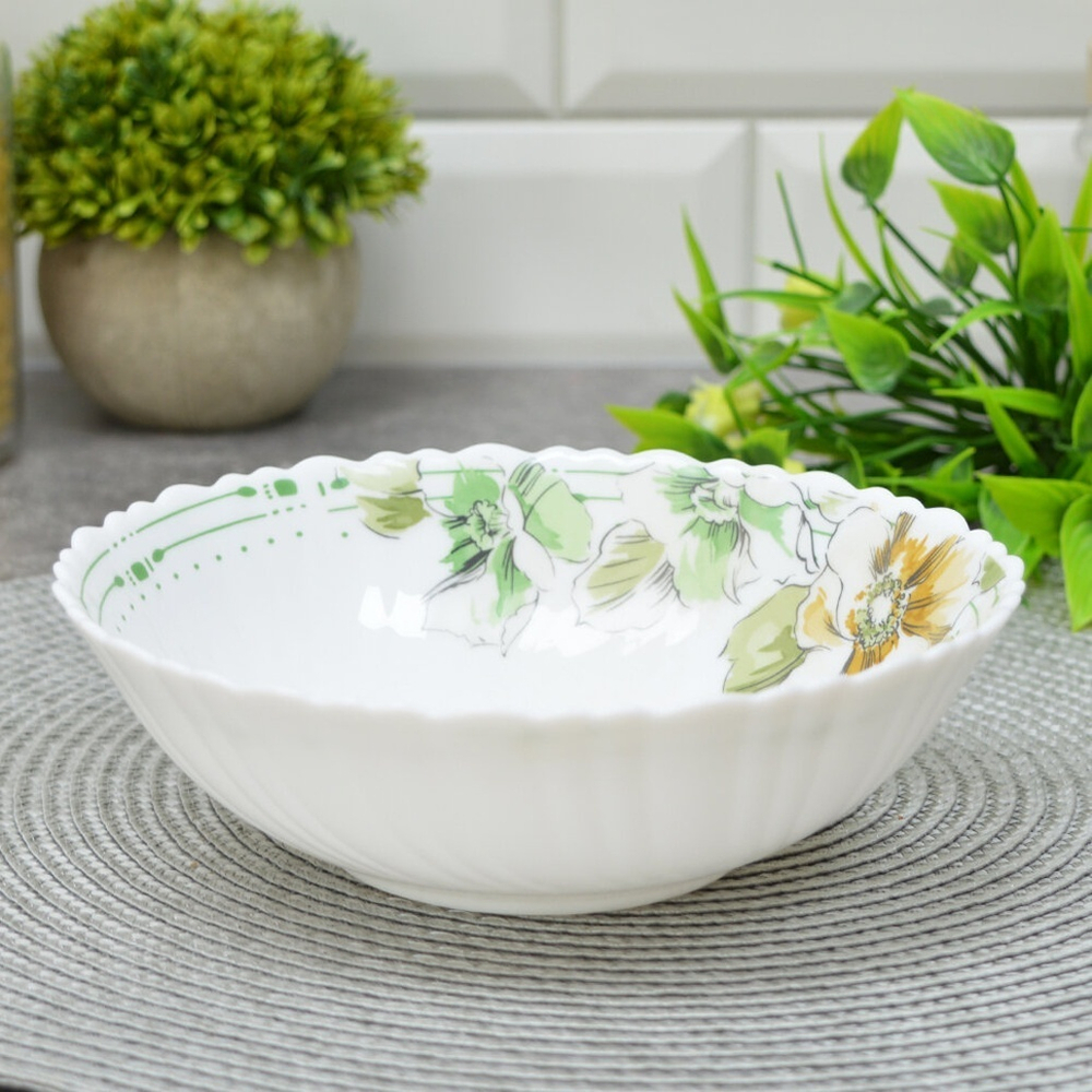 Салатник 700мл 18см Casual, стеклокерамика