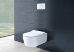 Унитаз подвесной Villeroy&Boch Avento 5656RS01 альпийский белый, с крышкой микролифт, безободковый