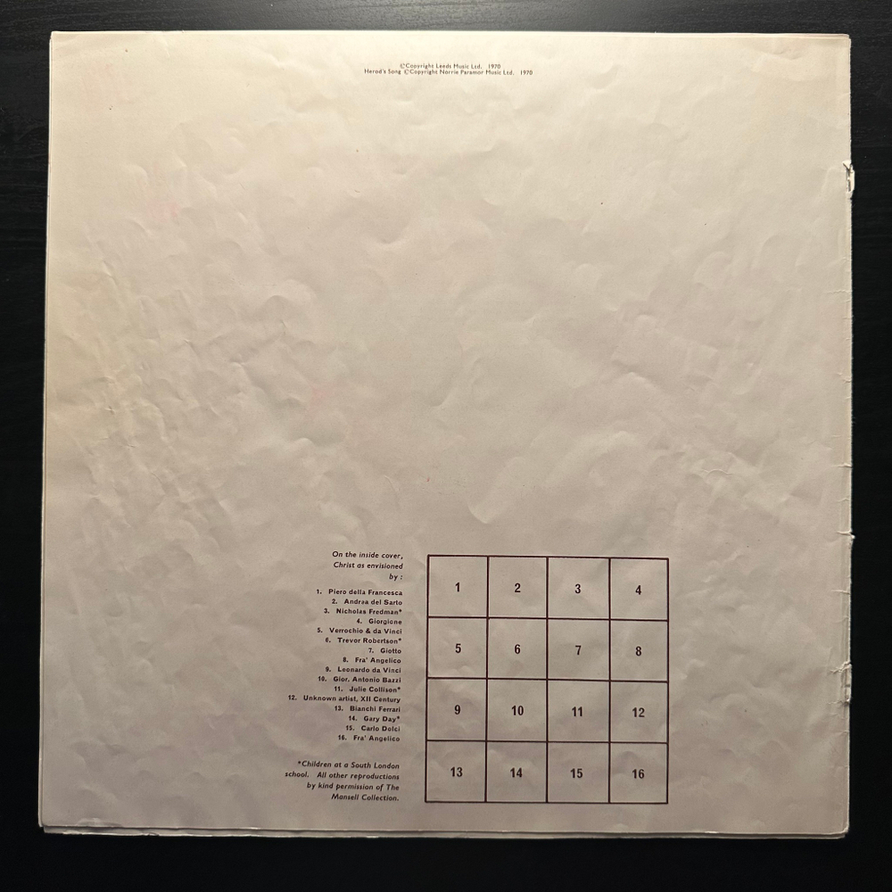 Jesus Christ Superstar 2LP (Германия 1970г.)