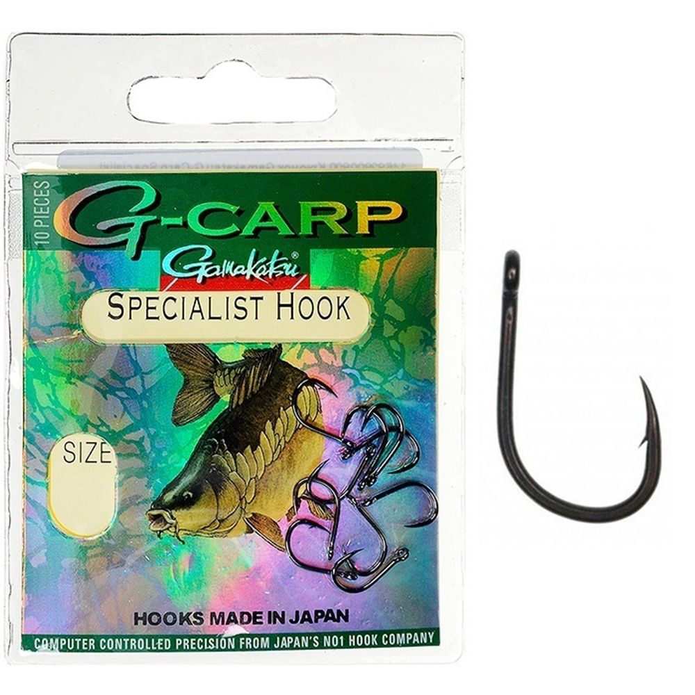 Крючок Gamakatsu Hook G-Carp Specialist Black №06