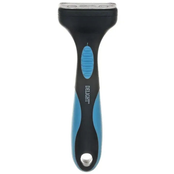 Дешеддер DeLIGHT малый с изгибом для длинношерстных животных малых и средних пород, 40 зубьев