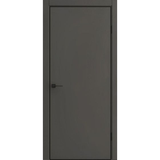 Купить Межкомнатная дверь экошпон ДП-50 graphite silk глухая
