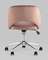 Кресло компьютерное Кларк велюр розовый