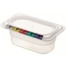 Гастроемкость 1/9 h=65 мм. 0,6 л. п/п прозрачная Рс (43265)