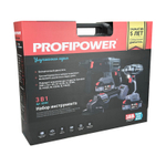 Набор PROFIPOWER 3в1 :УШМ MKDGA-18V + гайковёрт MKBL-18B + перфоратор MKDHR-18V   E0095