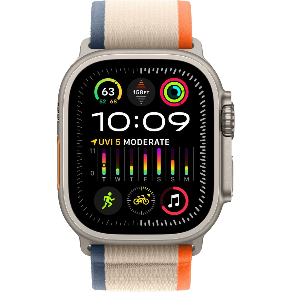 Apple Watch Ultra 2 49mm Trail Loop Beige / Titanium Case