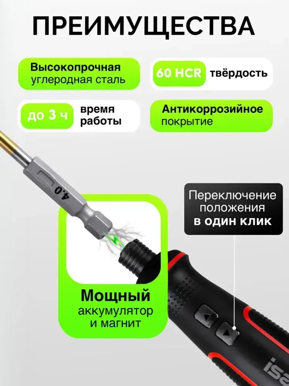 Набор отверток 41 в 1/электрическая отвертка аккумуляторная