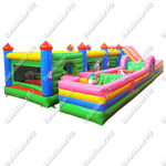 Надувной батут "Замок героев", 7*5*3,5 м