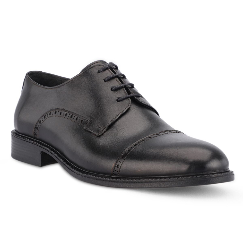 Мужские кожаные туфли Forelli Vega Black