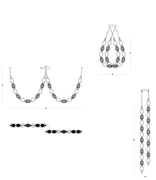 Подвес 36W 4000K 4560-2PC черный Perler Favourite