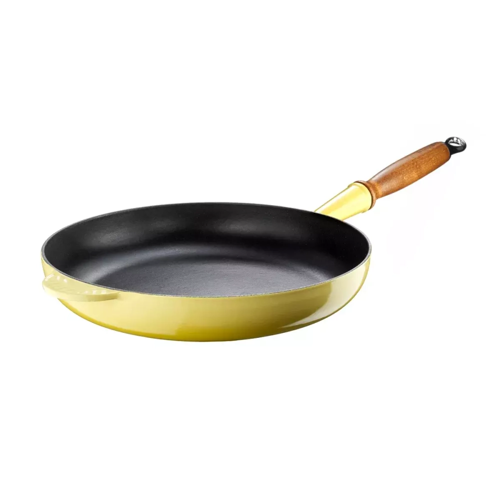 Le Creuset - Сковорода чугунная 28см 2,6л лимон / артикул   20058284030460  / GTIN 024147244547