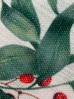 Новогодняя скатерть 150х220 "Праздничное сияние", без пропитки