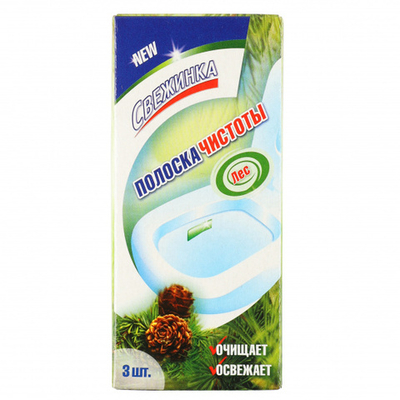 Свежинка полоска чистоты д/унитаза Лес 3*10г.