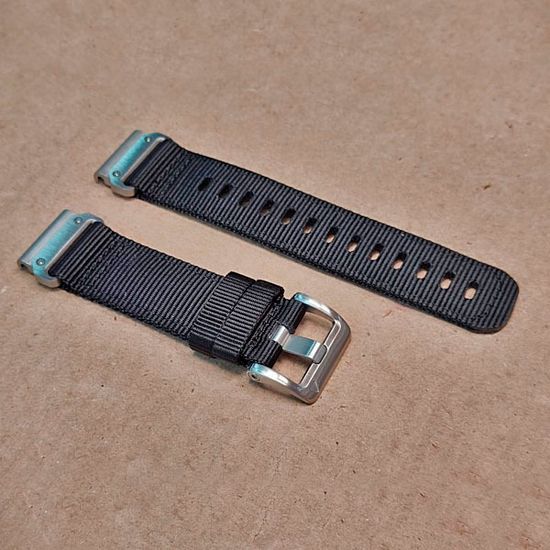 Ремешок тактический Tactix 22 мм. для Garmin Fenix 7 / 6 / 5, Forerunner 935 / 945 / 955, instinct, instinct 2, Epix Gen 2  нейлоновый быстросъемный на застежке