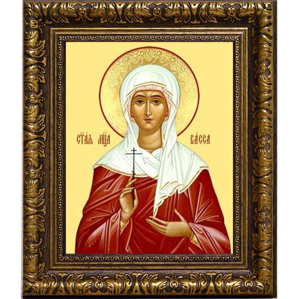Васса Алонская Святая мученица. Икона на холсте.