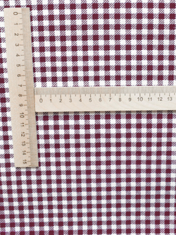 Ткань бязь плательная, рис. "Клетка 0,5 мм", ширина 150 см, арт. 121