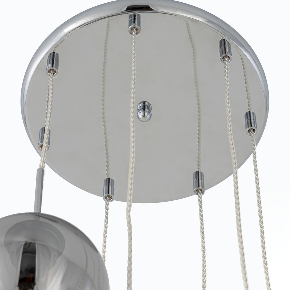 Citilux Томми CL102070 Люстра каскадная с дымчатыми шарами