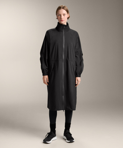 Oysho Ультралегкий компактный плащ, черный