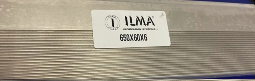 Нож бланкетный с насечкой HSS 650x60x6 ILMA
