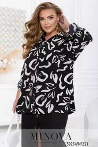 Рубашка 251-черный Minova