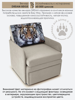 Кресло-кровать "Миник" с подлокотниками Dream Beige купон Тигр