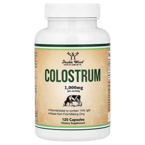 Double Wood Supplements, Молозиво, 120 капсул (500 мг на капсулу)